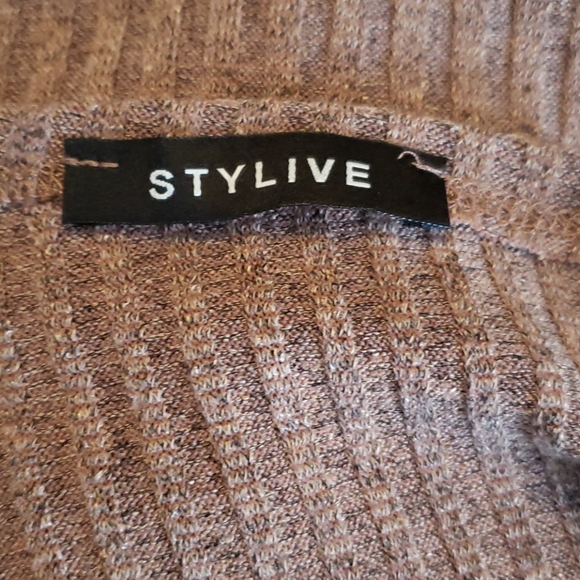 Ribbed off the shoulder mini dress - Picture 3 of 5